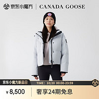 CANADA GOOSE Grandview 女士黑标短款羽绒服外套大鹅羽绒服 2266WB 200 银桦色 M