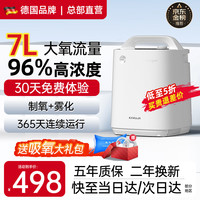 康旭佳 家用制氧机吸氧机老人氧气机非呼吸机一体机便携车载高原家庭孕妇输氧雾化小型B11高配款