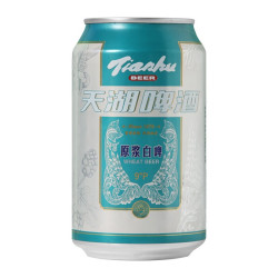 tianhu 天湖啤酒 9度原浆白啤 330ml*6听