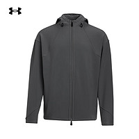 安德玛 UNDERARMOUR）Unstoppable男子运动休闲夹克外套1389304 犀牛灰025 XL