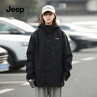 Jeep 吉普 春秋冲锋外套外穿防风夹克外套小众情侣防水户外登山服潮