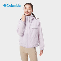 Columbia哥伦比亚户外女装防晒UPF50防紫外线透气可拆卸可打包防晒衣皮肤衣WL7662 568 S 160/80A