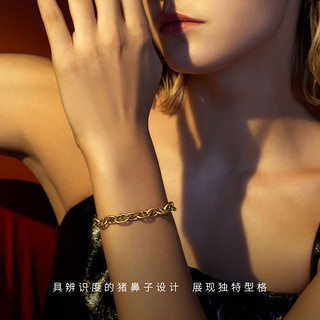 CHOW TAI FOOK 周大福 MONOLOGUE独白链金主义猪鼻子黄金手链多款