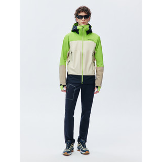 PeakPerformance Vislight Gtx 3L 彩壳男子防水冲锋衣 G78734-1 闪耀绿/浅沙色/黑色 L