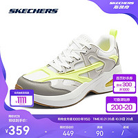 SKECHERS 斯凯奇 跑步鞋女2024年女士时尚休闲鞋设计感缓震鞋子