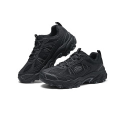 SKECHERS 斯凯奇 男子耐磨城市户外鞋237527 全黑色/BBK