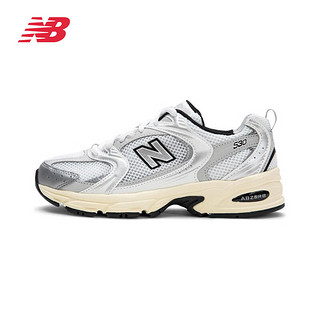 移动端、京东百亿补贴：new balance NB MR530系列老爹鞋男鞋女鞋夏季复古低帮百搭休闲运动鞋 MR530TA-D 36 （脚长22cm）