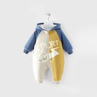 婴儿冬装加厚外出服棉袄新生儿连体衣服冬季哈衣潮服宝宝棉衣棉服
