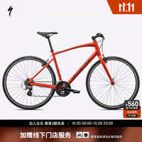 SPECIALIZED闪电 SIRRUS 1.0 铝合金城市通勤公路自行车 火焰红/反光黑 XS
