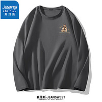 JEANSWEST 真维斯 纯棉长袖印花T恤打底衫