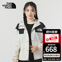 THE NORTH FACE 北面 防风冲锋衣女春季新款户外旅行山地风夹克宽松透气防泼水外套