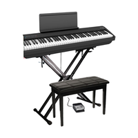 Roland 罗兰 FP-30X 电钢琴 88键力度键盘 黑色 单主机+X琴架+配件礼包