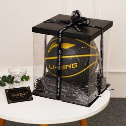 JING PING 敬平 篮球礼盒空盒ins风精美生日送男生篮球包装盒子大号足