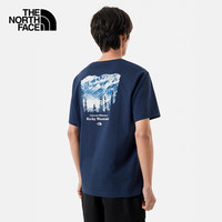 北面(The North Face)休闲T恤男户外运动棉质半袖短袖 88GK 8K2 XL