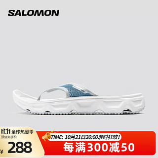 salomon 萨洛蒙 男款 户外运动休闲舒适轻便柔软溯溪恢复凉拖鞋 REELAX BREAK 6.0 深灰蓝 471111 UK8.5(42 2/3)