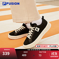 FILA FUSION 斐乐潮牌女鞋POP III滑板生活鞋2024夏款休闲帆布鞋