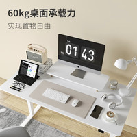 FitStand FS01 电动升降电脑桌 1.0*0.6M 清新白