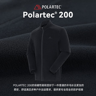 Pioneer Camp【Polartec200】拓路者抓绒衣男士24年冬季立领加绒户外运动外套