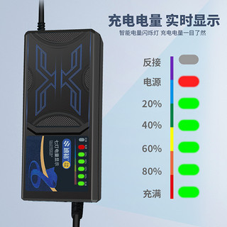 迈威普 电动车电瓶充电器48V12AH60V20A72V爱玛雅迪石墨烯通用