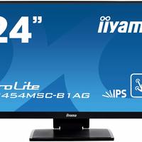 移动专享：iiyama 饭山 Prolite 23.8英寸 1920 x 1080 黑色触摸屏显示器