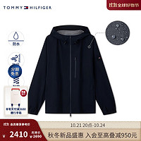 TOMMY HILFIGER 24秋冬男防风防水耐磨功能性软壳款夹克36589 藏青色DW5 XL