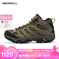 迈乐（Merrell） 户外经典徒步鞋男女款MOAB3 GTX中帮透气防水耐磨防滑登山鞋 J035795棕黑（男款） 42