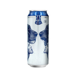 SNOWBEER 雪花 黑狮白啤 熟啤酒 500ml*1听