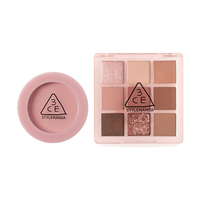 3CE 三熹玉 眼颊套装 (单色腮红#CITY MAUVE烟粉色 5.5g+九色纷呈眼影盘#SOME DEF8.2g)