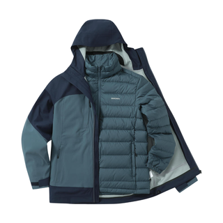 DECATHLON 迪卡侬 Travel 900 鹅绒三合一冲锋衣