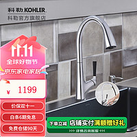 KOHLER 科勒 562T-B4-CP 抽拉式水龙头 银色