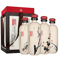 WULIANGYE 五粮液 股份 酿神梅兰竹菊 纯粮食浓香型白酒 50度500ml*4瓶 礼鉴收藏