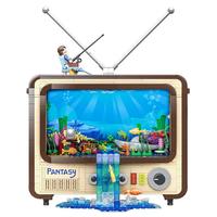 PANTASY 拼奇 童趣传动系列 61008 复古电视机