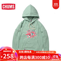 CHUMS 洽洽鸟 男子运动卫衣 CH00-1255-M062 绿色 XL