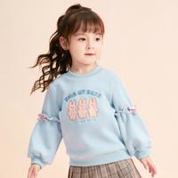 【小兔刺绣 加绒保暖】婴幼女童23冬卫衣儿童冬装厚打底衫上衣