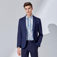 男装 时尚双领西装潮流垂坠感西服男