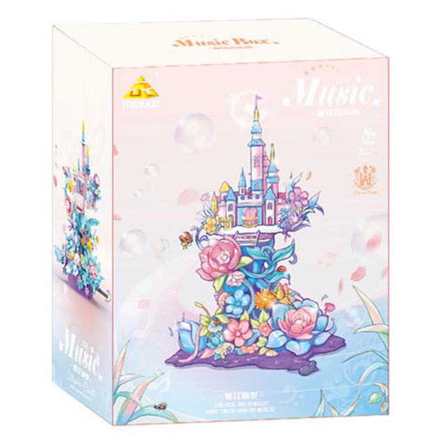 开智 81137 繁花城堡音乐盒
