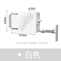 WISE 名至 隐形晾衣绳室内外阳台免打孔钢丝绳锁扣万能晾衣架卫生间晒衣神器