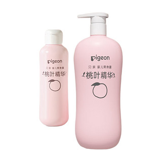 Pigeon 贝亲 桃叶精华系列 婴儿爽身露 国产版 480ml+200ml