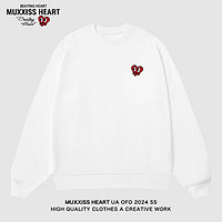 MUXXISS HEART/麦克斯桃心官网联名情侣运动卫衣潮牌休闲风上衣