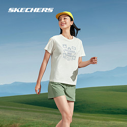 SKECHERS 斯凯奇 女款短袖T恤 L224W029