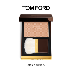 TOM FORD 柔雾定妆粉 #02 9g 赠天鹅绒粉扑+粉底液3.6ml+黑管口红1g