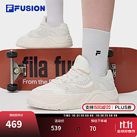 FILA FUSION 斐乐官方潮牌女鞋50-50滑板生活鞋2024夏季时尚休闲鞋