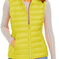 Outerwear Down Puffer Vest Limeade