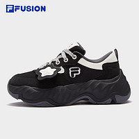 FILA 斐乐 海星2丨FILA FUSION斐乐潮牌女鞋潮鞋2024新款厚底帆布鞋休闲鞋女