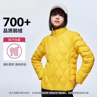 【轻暖羽绒服】立领明绗线舒适时尚鹅绒羽绒服女轻薄外套