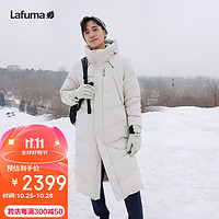 Lafuma 乐飞叶 户外羽绒服男 2024冬季保暖防风宽松长款外套 LMJU4DH61