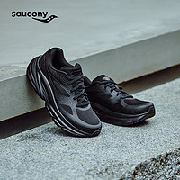 移动端、京东百亿补贴：saucony 索康尼 曾舜晞同款GUARD AMR通勤跑步鞋男女复古休闲鞋黑42.5