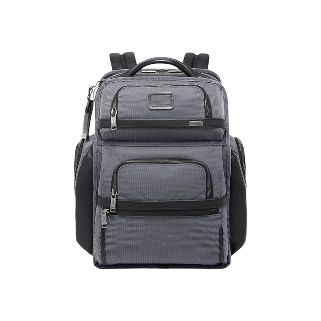 今日必买：TUMI Alpha 3系列 男士尼龙双肩包 02603580MTGY3 流星灰色 中号