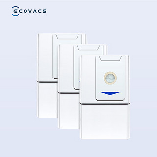 ECOVACS 科沃斯 扫地机配件 普通尘袋 3个装 适配T30、T30 PRO、T30MAX、T30 YIKO