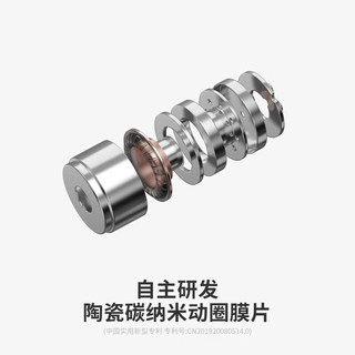 EPZ Q5pro 0.78双针可换线 HiFi入耳式耳机 羽白 3.5mm